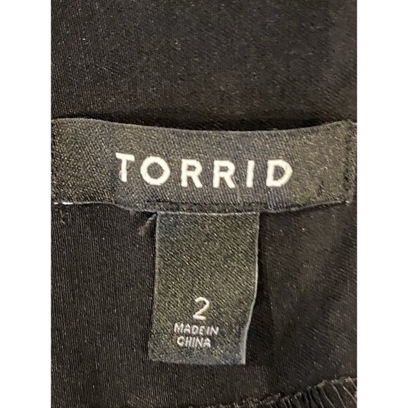 Torrid Black Blazer Professional Tailored Open Front - Picture 5 of 6